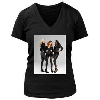 Sugababes Women's Deep V-Neck TShirt