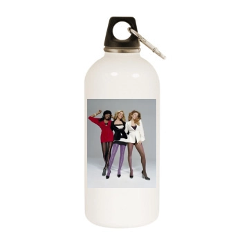 Sugababes White Water Bottle With Carabiner