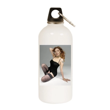 Sugababes White Water Bottle With Carabiner