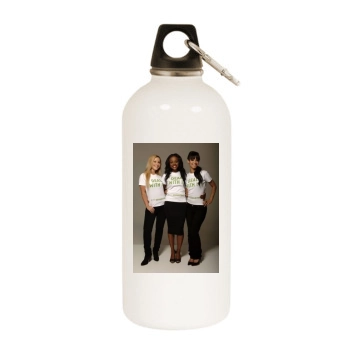 Sugababes White Water Bottle With Carabiner