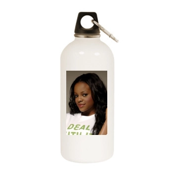 Sugababes White Water Bottle With Carabiner