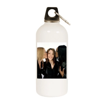 Sugababes White Water Bottle With Carabiner