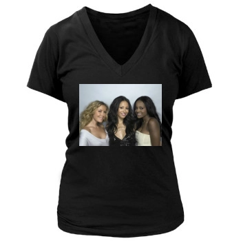 Sugababes Women's Deep V-Neck TShirt