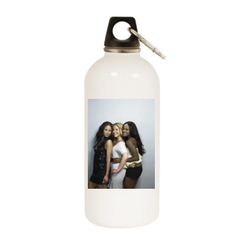 Sugababes White Water Bottle With Carabiner