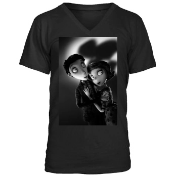 Frankenweenie (2012) Men's V-Neck T-Shirt