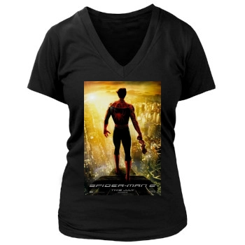 Spider-Man 2 (2004) Women's Deep V-Neck TShirt