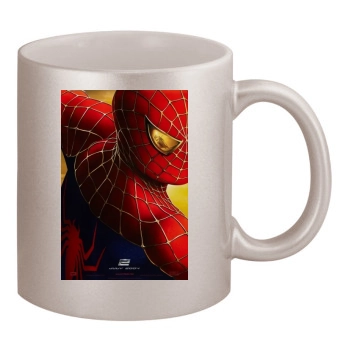 Spider-Man 2 (2004) 11oz Metallic Silver Mug