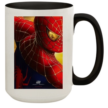 Spider-Man 2 (2004) 15oz Colored Inner & Handle Mug