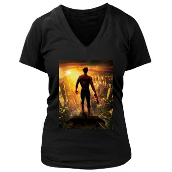 Spider-Man 2 (2004) Women's Deep V-Neck TShirt