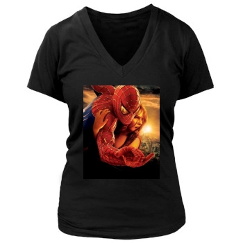 Spider-Man 2 (2004) Women's Deep V-Neck TShirt