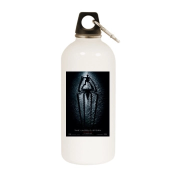 The Amazing Spider-Man (2012) White Water Bottle With Carabiner