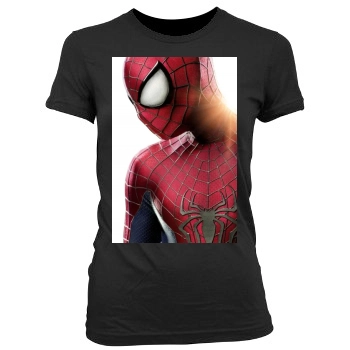 The Amazing Spider-Man 2 (2014) Women's Junior Cut Crewneck T-Shirt