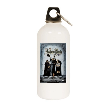 The Addams Family (1991) White Water Bottle With Carabiner