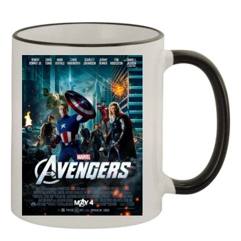 The Avengers (2012) 11oz Colored Rim & Handle Mug