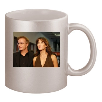 Sophie Marceau 11oz Metallic Silver Mug