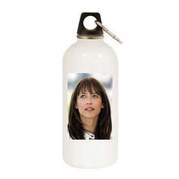 Sophie Marceau White Water Bottle With Carabiner