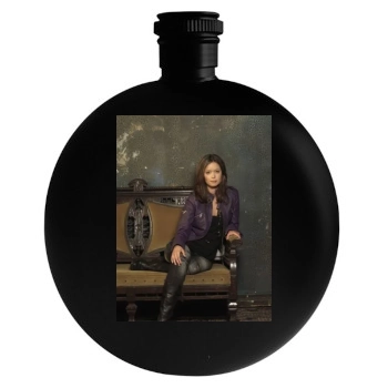 Summer Glau Round Flask