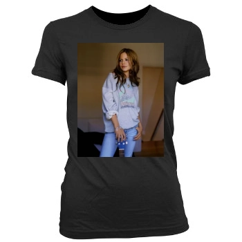 Tammin Sursok Women's Junior Cut Crewneck T-Shirt