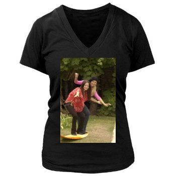 Tammin Sursok Women's Deep V-Neck TShirt