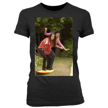 Tammin Sursok Women's Junior Cut Crewneck T-Shirt