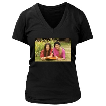 Tammin Sursok Women's Deep V-Neck TShirt