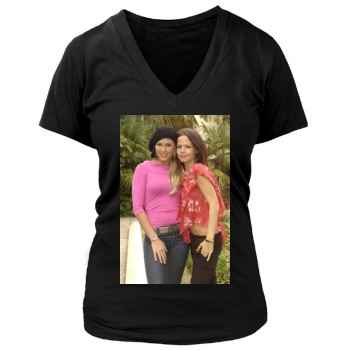 Tammin Sursok Women's Deep V-Neck TShirt