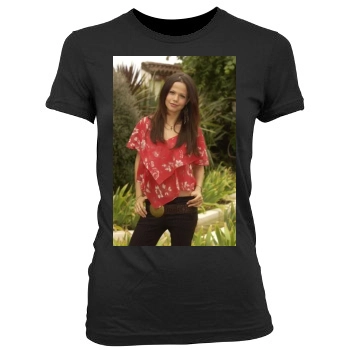 Tammin Sursok Women's Junior Cut Crewneck T-Shirt