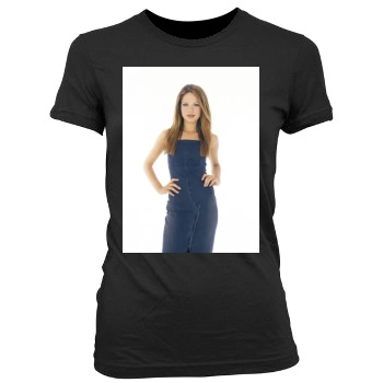 Tammin Sursok Women's Junior Cut Crewneck T-Shirt