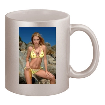 Tara Conner 11oz Metallic Silver Mug