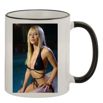 Tara Conner 11oz Colored Rim & Handle Mug