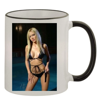 Tara Conner 11oz Colored Rim & Handle Mug