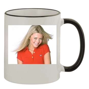 Tara Reid 11oz Colored Rim & Handle Mug