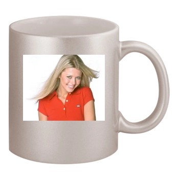 Tara Reid 11oz Metallic Silver Mug