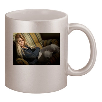 Tara Reid 11oz Metallic Silver Mug