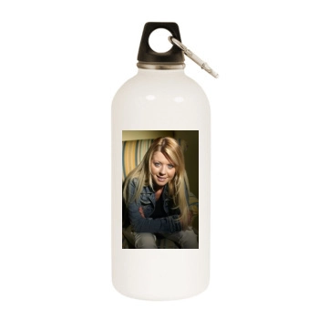 Tara Reid White Water Bottle With Carabiner