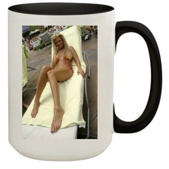 Tara Reid 15oz Colored Inner & Handle Mug