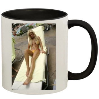 Tara Reid 11oz Colored Inner & Handle Mug