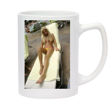 Tara Reid 14oz White Statesman Mug