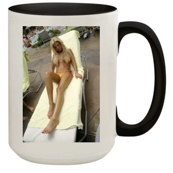 Tara Reid 15oz Colored Inner & Handle Mug