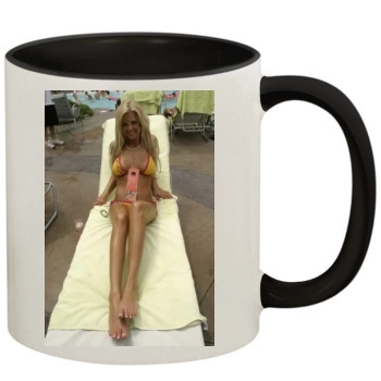 Tara Reid 11oz Colored Inner & Handle Mug