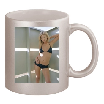 Tara Reid 11oz Metallic Silver Mug