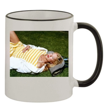 Tara Reid 11oz Colored Rim & Handle Mug