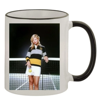 Tara Reid 11oz Colored Rim & Handle Mug