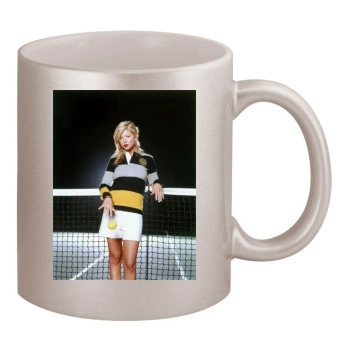 Tara Reid 11oz Metallic Silver Mug