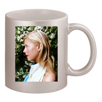 Tara Reid 11oz Metallic Silver Mug