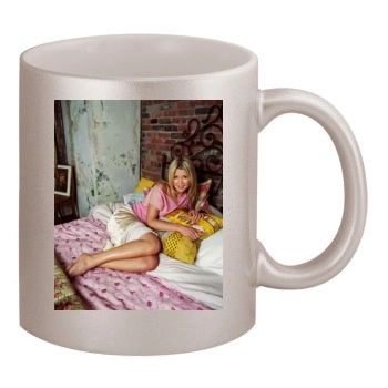 Tara Reid 11oz Metallic Silver Mug