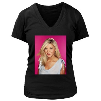 Tara Reid Women's Deep V-Neck TShirt