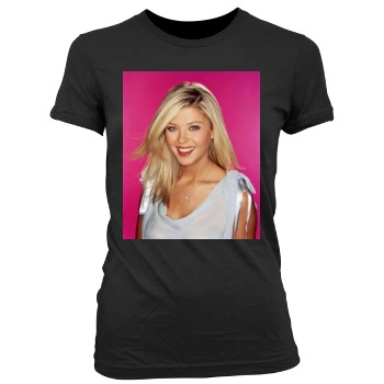 Tara Reid Women's Junior Cut Crewneck T-Shirt