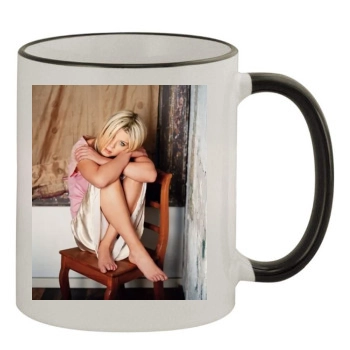 Tara Reid 11oz Colored Rim & Handle Mug