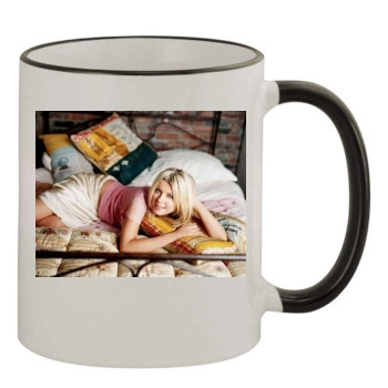 Tara Reid 11oz Colored Rim & Handle Mug